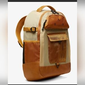 Jordan Tan and Cream Men's Backpack